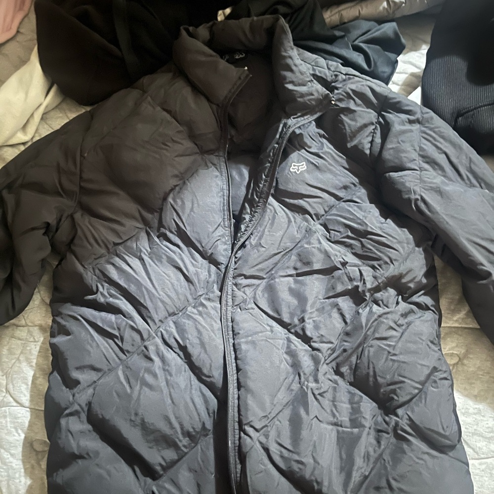 Fox Men's Charcoal Puffer Jacket
